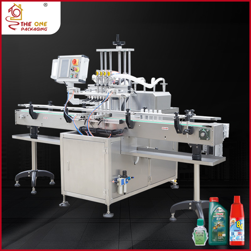 Automatic Four Nozzles Digital Gear Pump Filling Machine TOADF-400